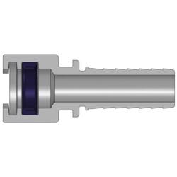 Brass Dix-Lock™ N-Series Bowes Interchange Coupler Standard Hose Barb